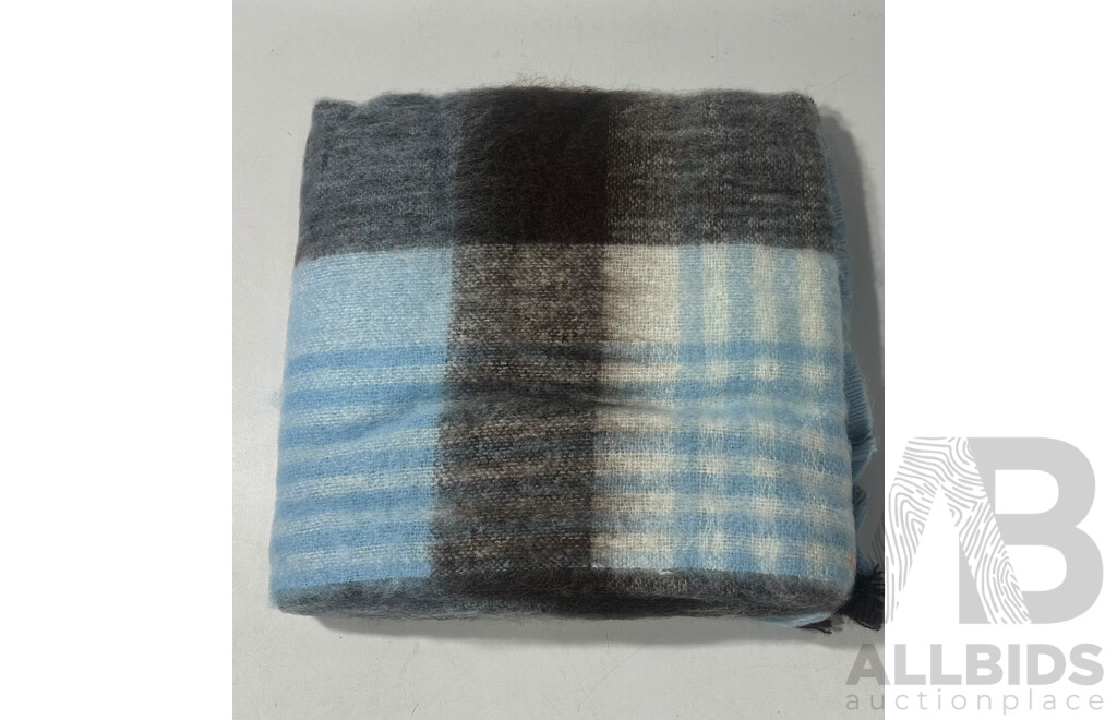 St Albans Mohair Throw Rug, Made in Australia