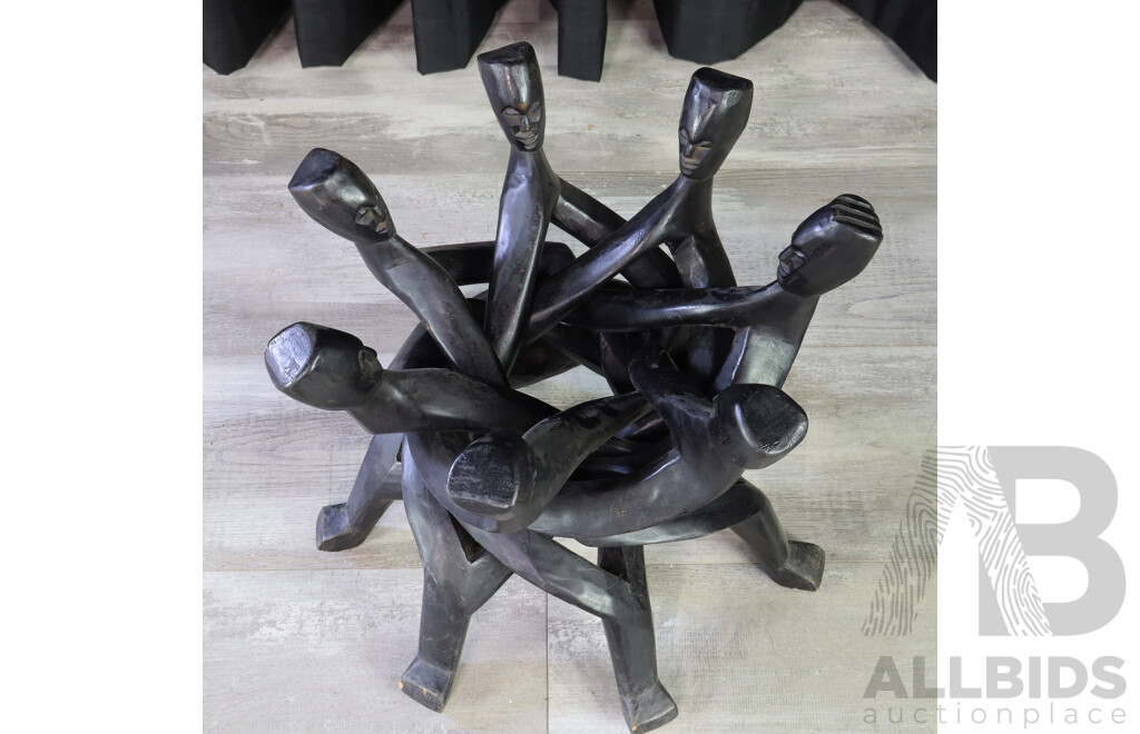 Interlocking Folding Figural Table Bases (2)