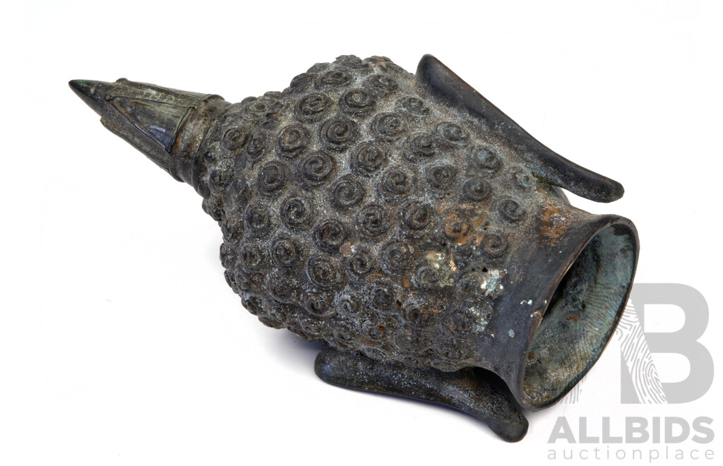 Antique Bronze Thai Sukhothai Buddha Head