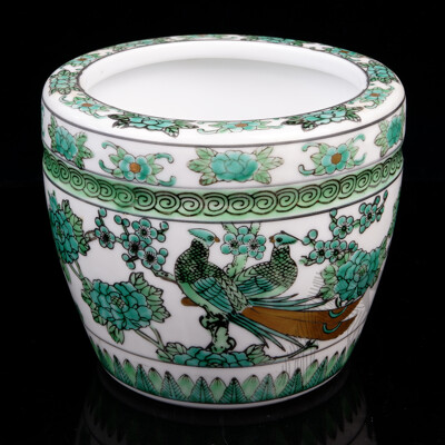 Handmade and Painted Chinese Porcelain Jardiniere