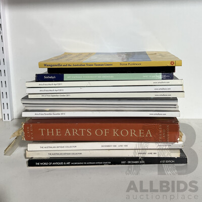 Collection Books Relating to Asian Literature and Culture Including Ikebana Ad More