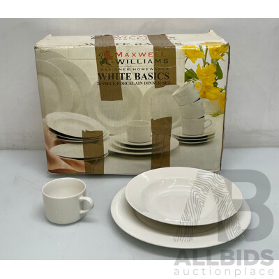 Maxwell Williams 20 Piece Porcelain Dinner Set - Brand New