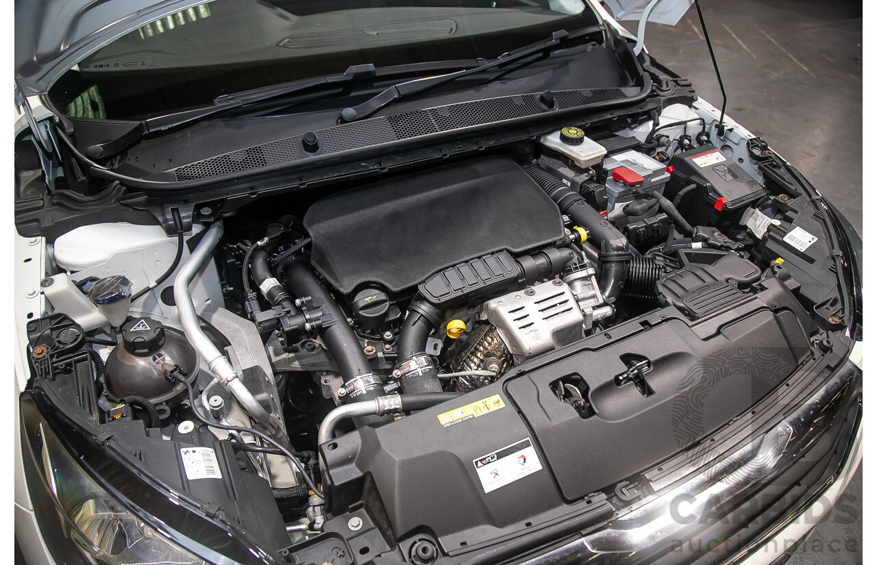 10/2014 Peugeot 308 Access T9 5d Hatchback White Turbo 1.2L