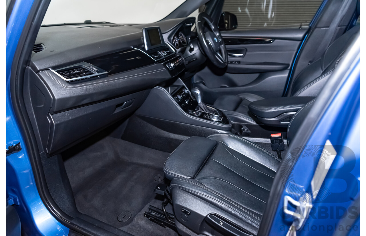 10/2016 BMW 220i Active Tourer Sportline M-Sport Pack F45 4d Wagon Estoril Blue Turbo 2.0L