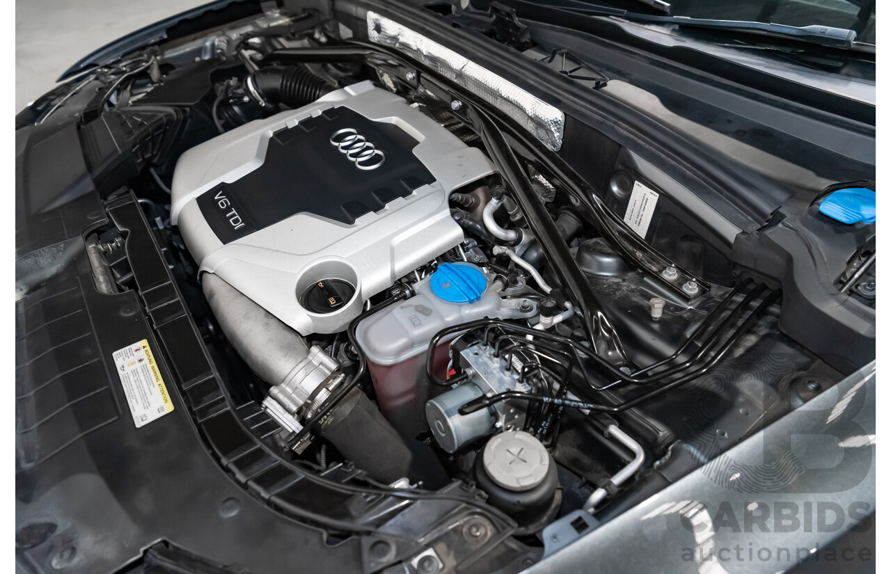 8/2011 Audi Q5 3.0 TDI Quattro (AWD) 8R MY11 4d Wagon Metallic Grey Turbo Diesel V6 3.0L