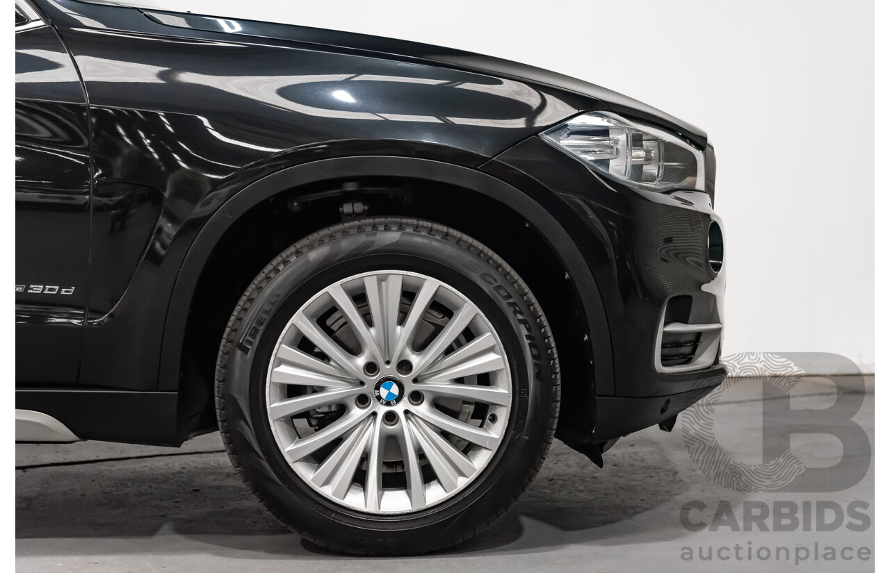 12/2013 BMW X5 Xdrive 30d (AWD) F15 4d Wagon Black Turbo Diesel 3.0L