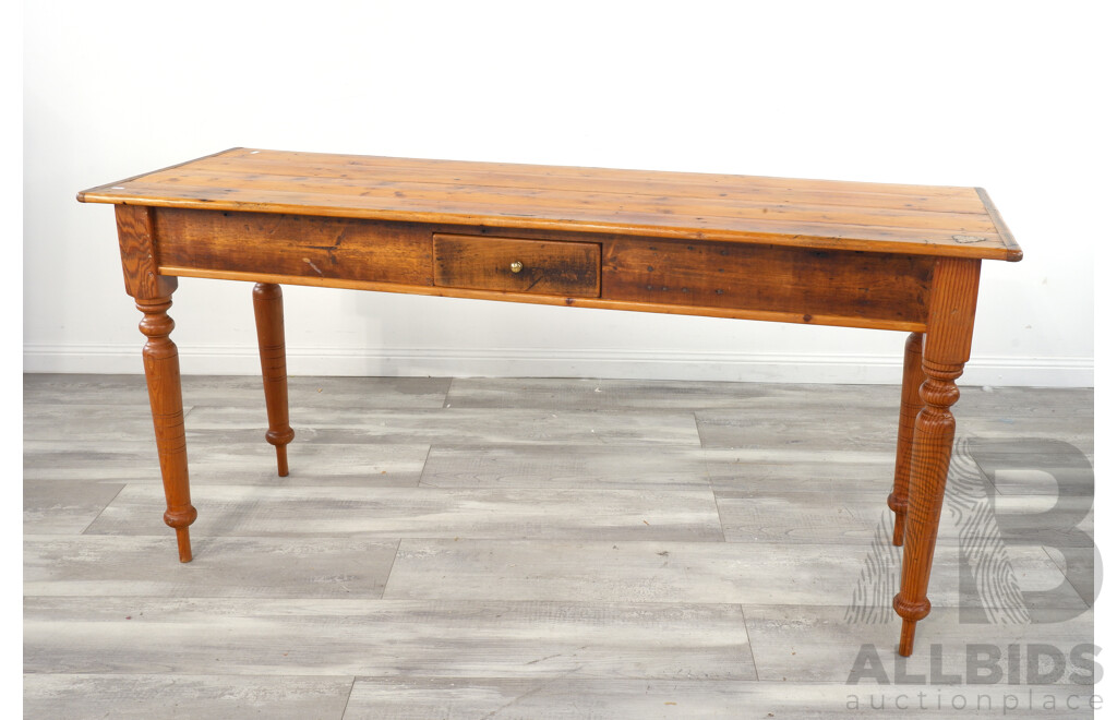 Reclaimed Pine Sofa Table Made by Rosebank Cottage, Australian Furniture
