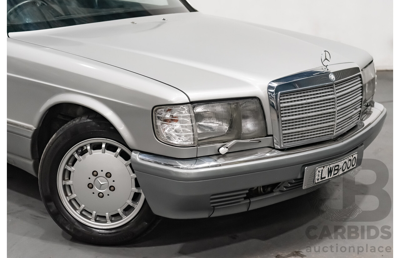 3/1989 Mercedes Benz 420 SEL W126 4d Sedan Silver V8 4.2L