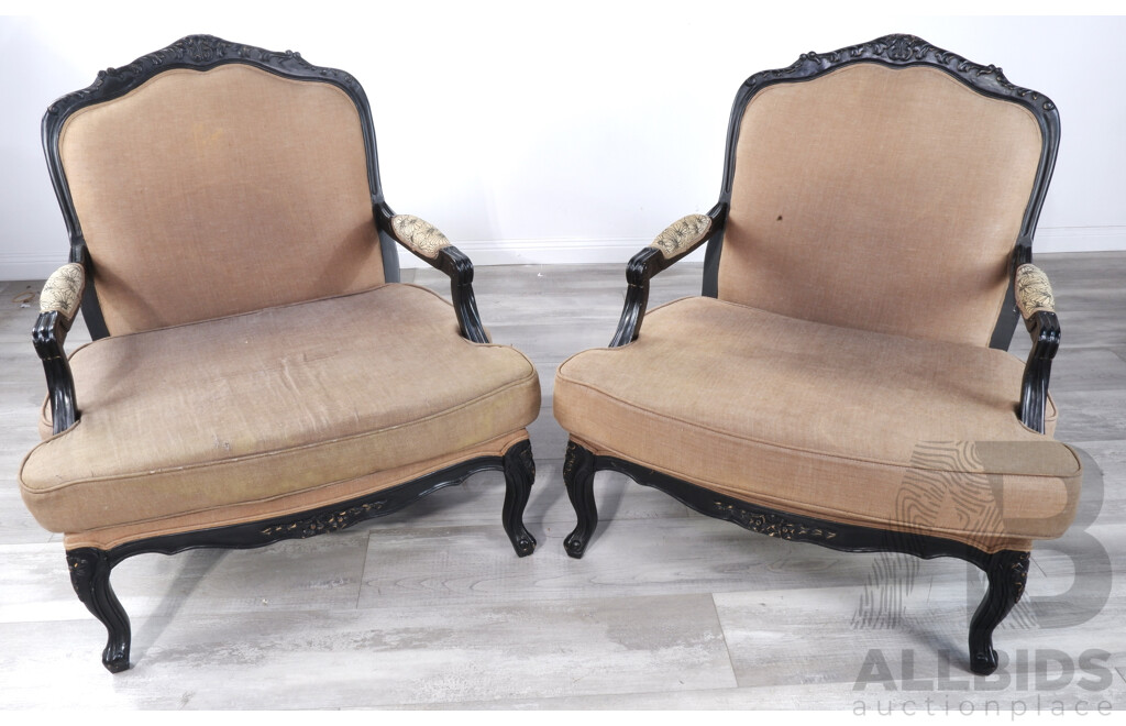 Pair of French Provincal Armchairs