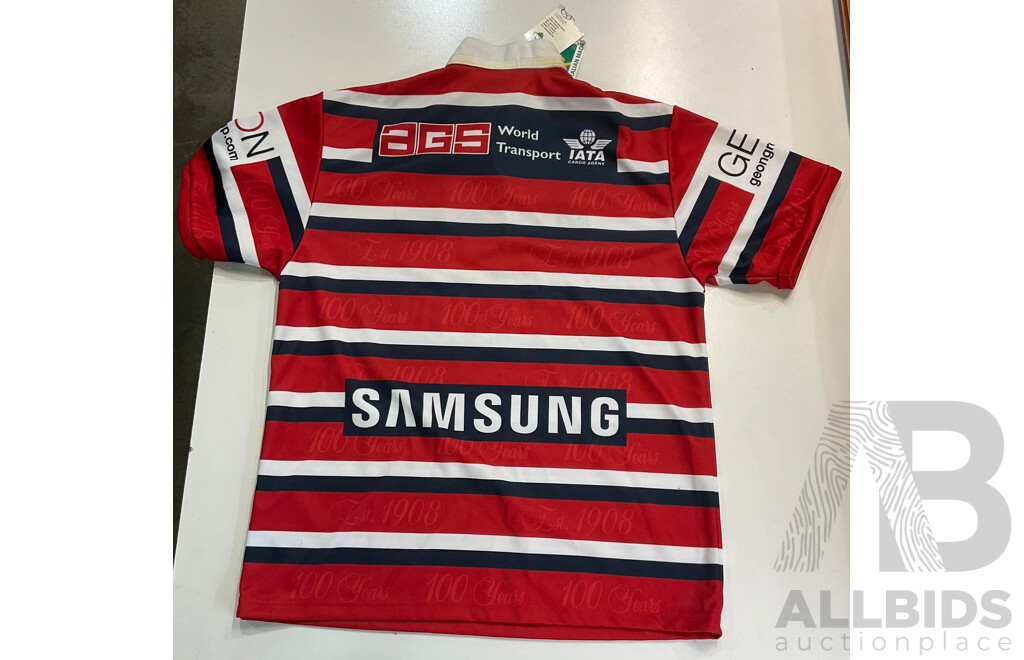 Sydney Roosters Centenary Jersey Signed by Sonny Bill Williams Size XL