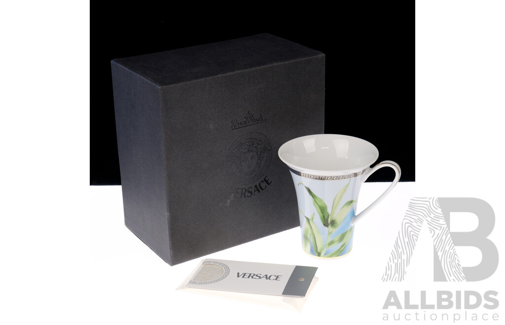 Rosenthal Porcelain Cup in Versace Design in Original Box