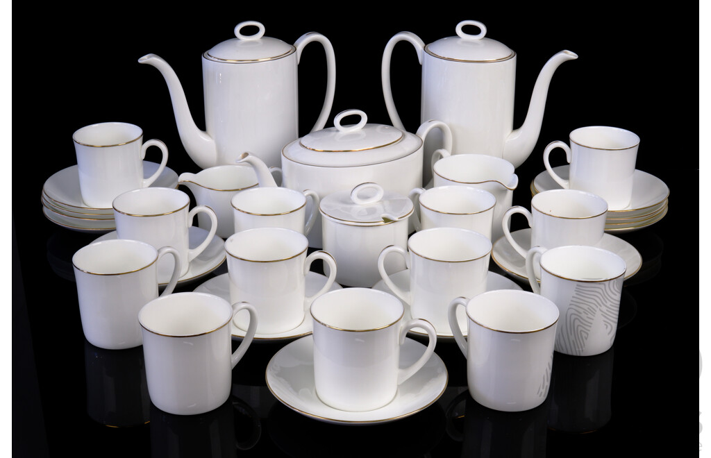 Wedgwood 29 Piece Tea Service in Formal Gold Pattern