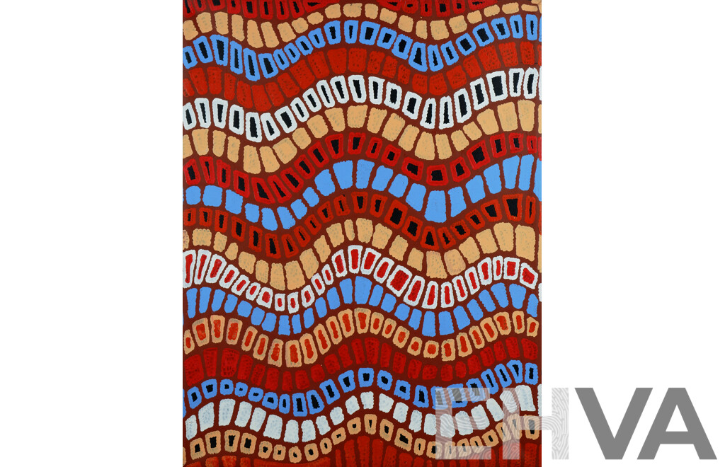 Narpula Scobie Napurrula (Born C1950), My Country, Acrylic on Canvas
