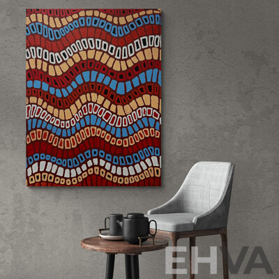 Narpula Scobie Napurrula (Born C1950), My Country, Acrylic on Canvas