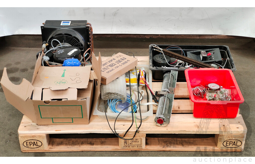 Assorted Lot of Refrigeration Elements and Parts