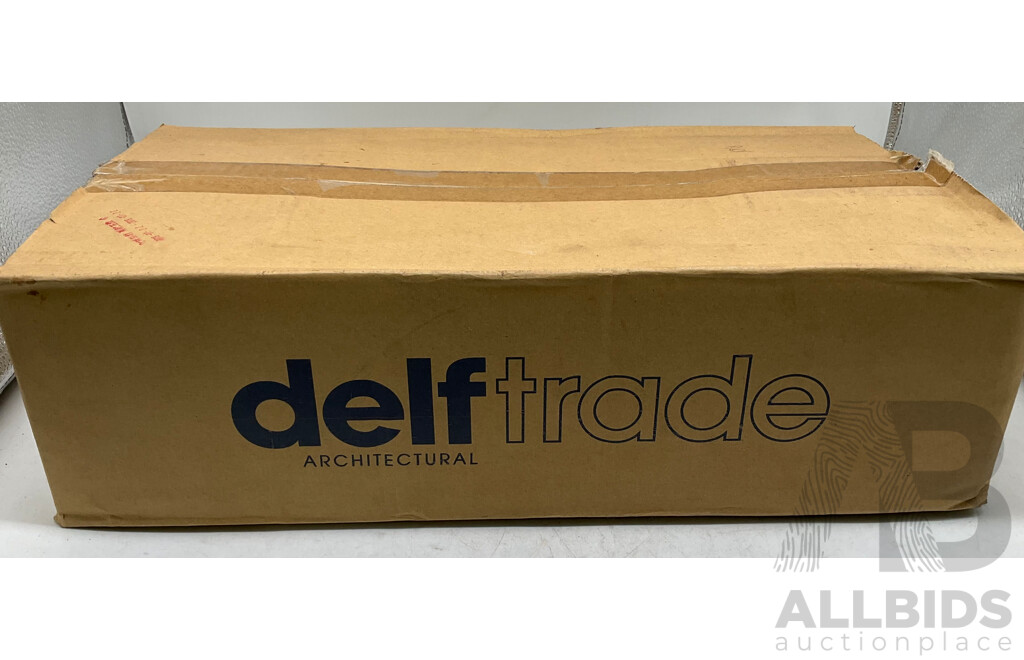 DELF TRADE (DDS870SC) Contemporary Deadbolt Square Double Cylinder (X12) - Total ORP $1,199.00