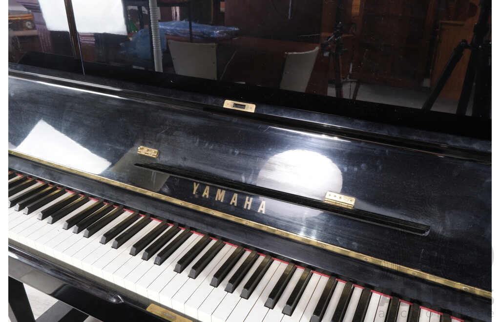 Black Ebonised Yamaha Up-Right Piano