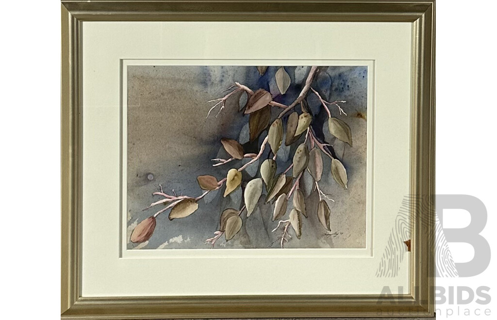 Lindsay King, (Contemporary, Australian), Eucaplyptus Imaginensis, Watercolour, 61 x 71 cm (frame)