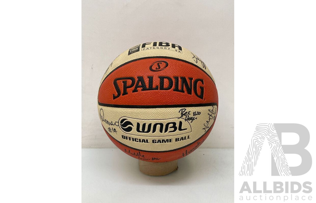 Canberra Capitals Signed WNBL Match Ball