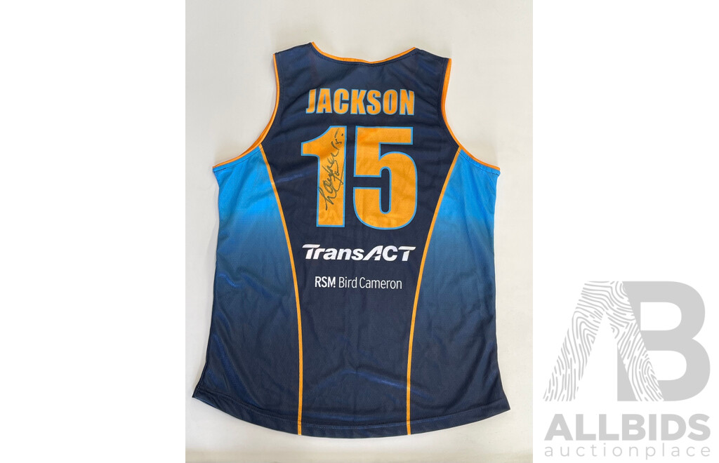 Lauren Jackson Canberra Capitals Signed Top