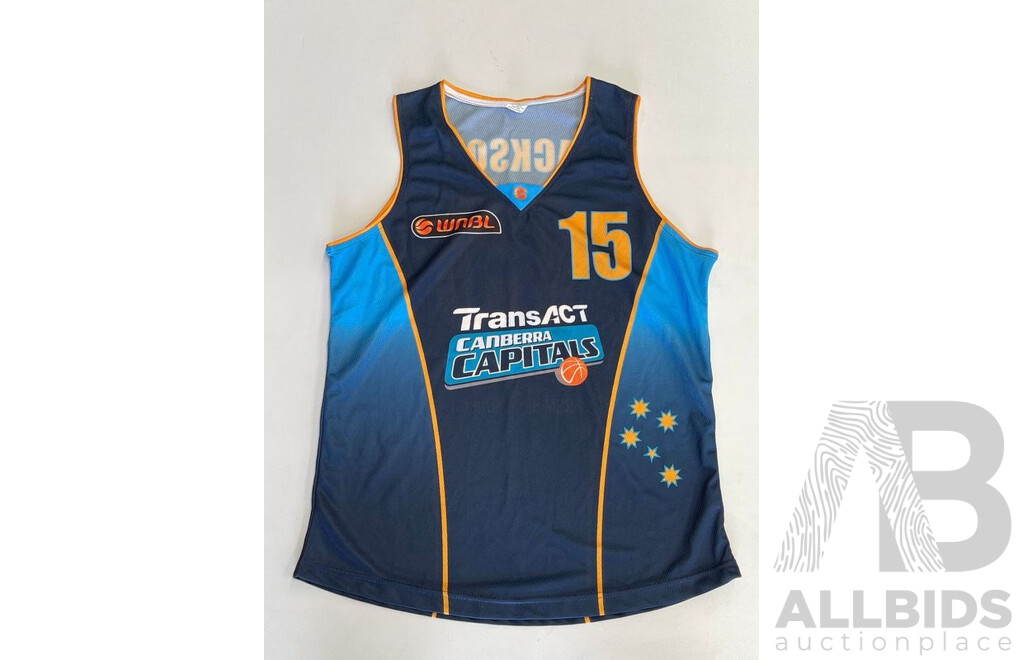 Lauren Jackson Canberra Capitals Signed Top