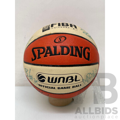 Canberra Capitals Signed WNBL Match Ball