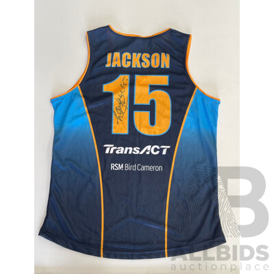 Lauren Jackson Canberra Capitals Signed Top