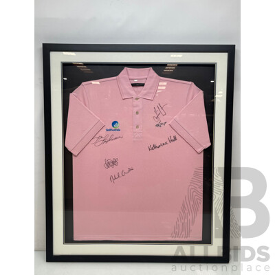 Golf Australia Signed Framed Shirt