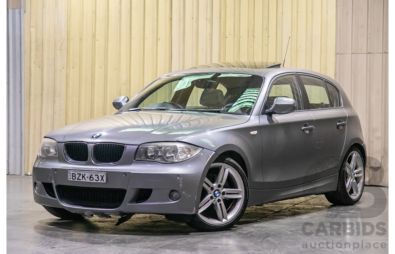 6/2011 BMW 118i M-Sport Pack E87 MY11 5d Hatchback Grey 2.0L