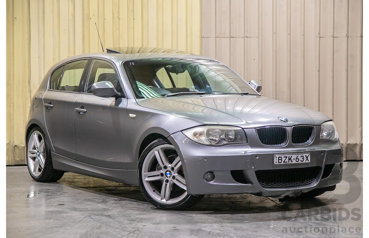 6/2011 BMW 118i M-Sport Pack E87 MY11 5d Hatchback Grey 2.0L