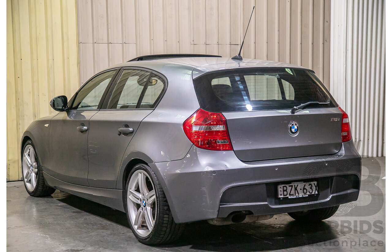 6/2011 BMW 118i M-Sport Pack E87 MY11 5d Hatchback Grey 2.0L