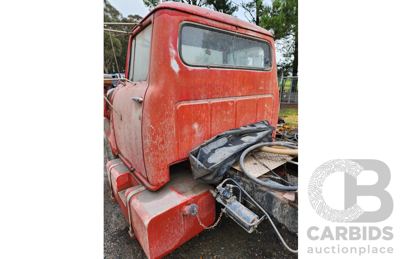 01/1968 International C1800 Series Prime Mover 4x2 2d Cab Chassis Red Inline Six