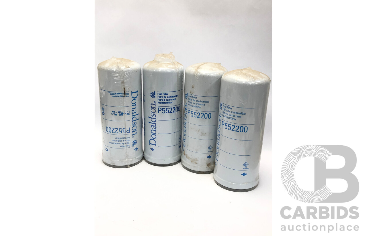 4x Donaldson Fuel Filter Spin-on Full Flow P552200 - ORP $224.00