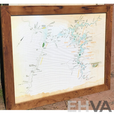 Framed Vintage Map of Yass