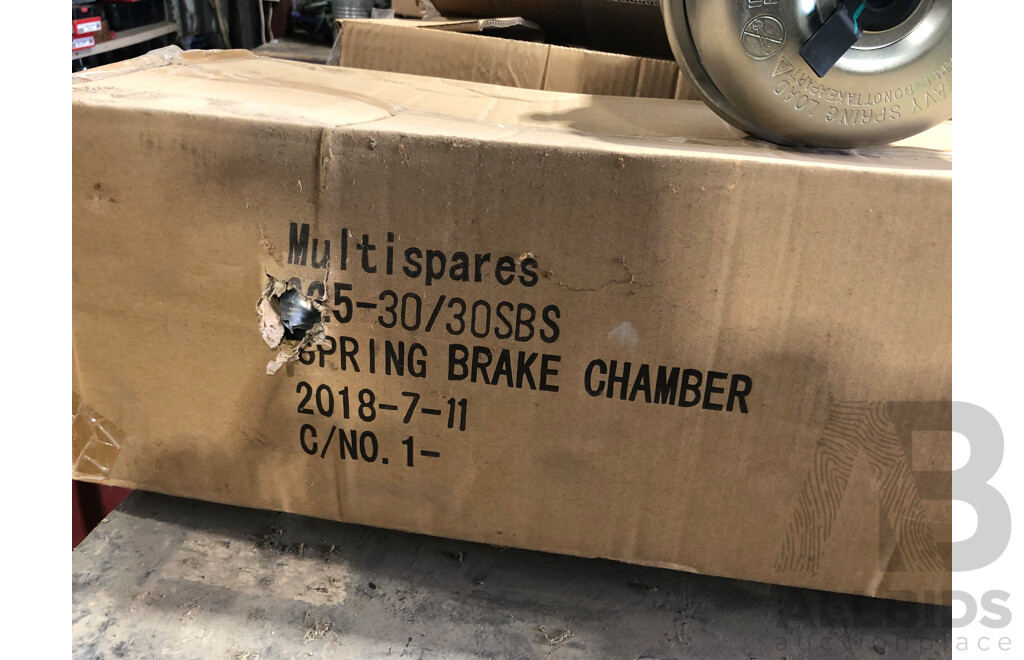 Six New MultiSpares G25-30/30 SBS Spring Brake Chambers