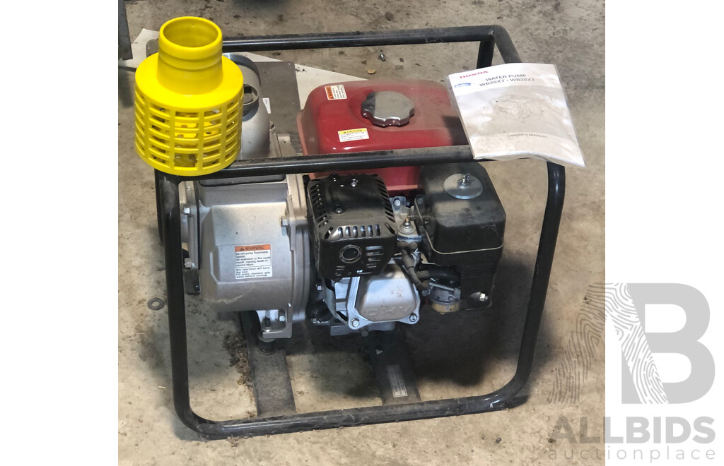 Honda WB 30XT Water Pump with Manual