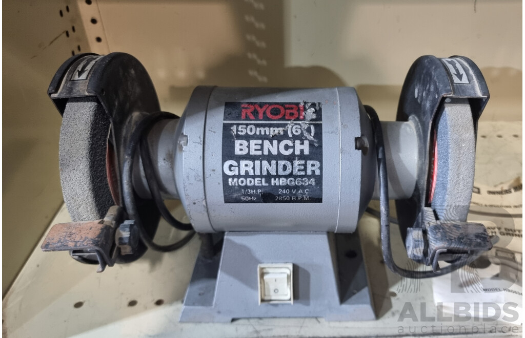 RYOBI 150mm Bench Grinder