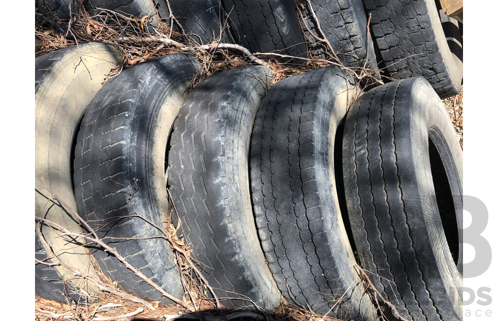 Lot of 13 Used Tyres