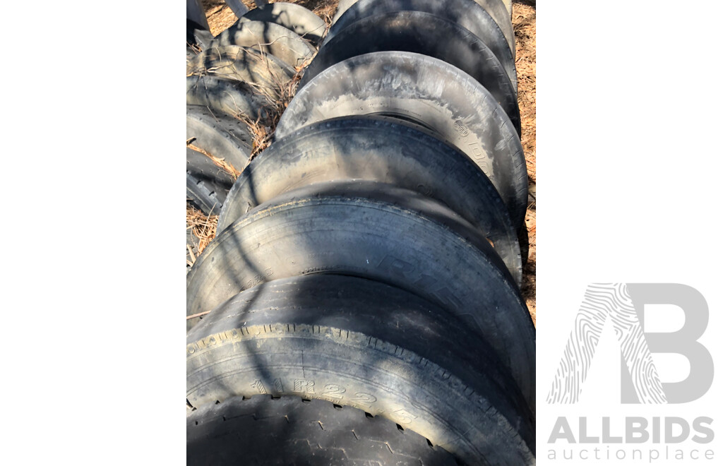 Lot of 12 Used Tyres