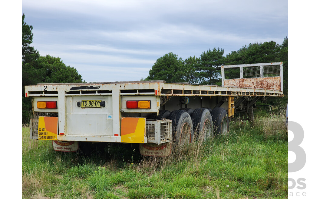 09/1994 Southern Cross Trailers Standard Extendable Triaxle 35t Table Top Semi Trailer