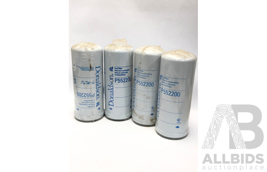 4x Donaldson Fuel Filter Spin-on Full Flow P552200 - ORP $224.00