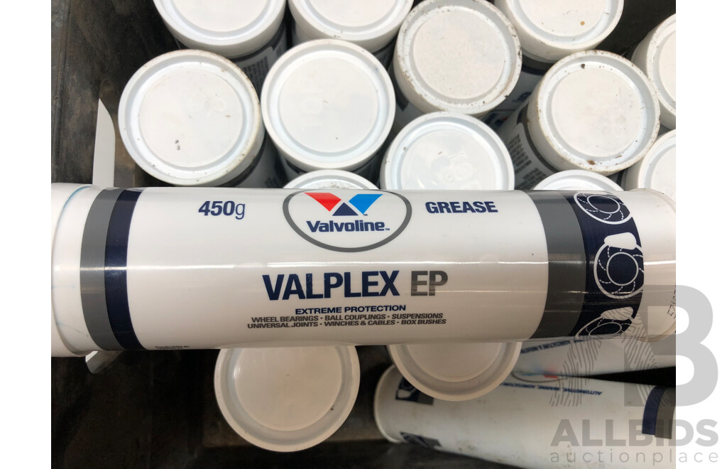 18x Valvoline Valplex EP 450g Tubes of Grease