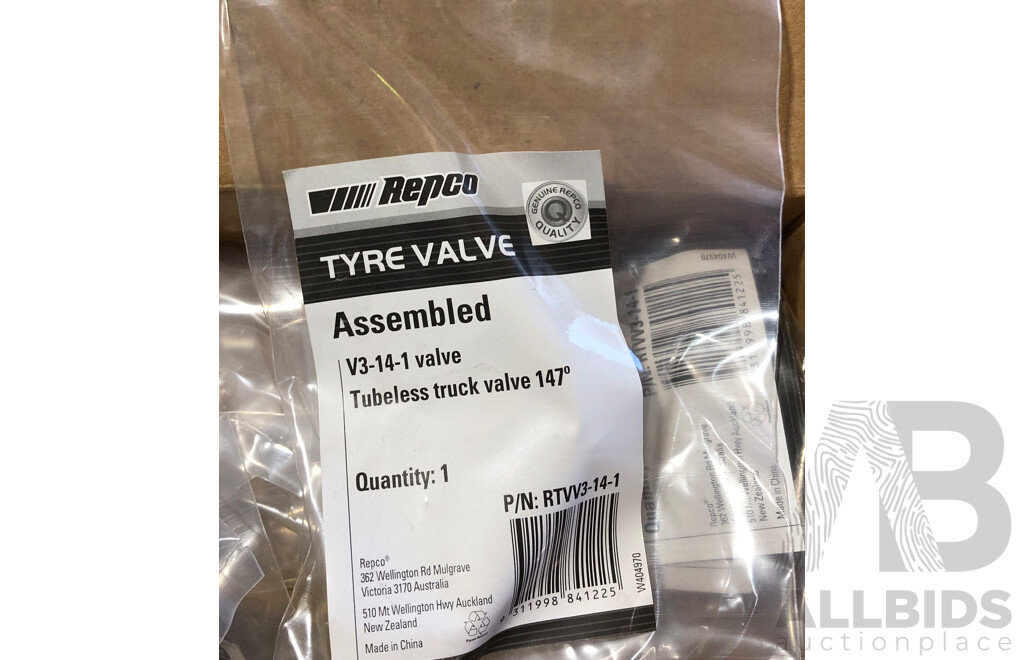 Storage Cupboard and Contents Inside Includes But Is Not Limitied to; V3-14-1 Tubeless Truck Valves, Centech Radial Repair Kits ETC 