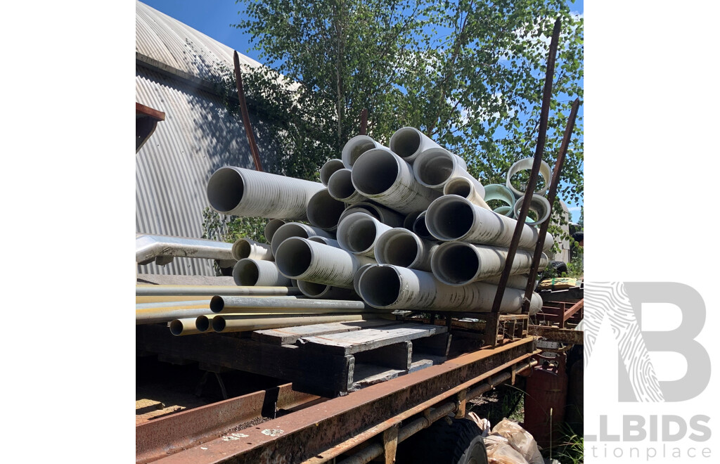 Pallet Lot of PVC Pipes