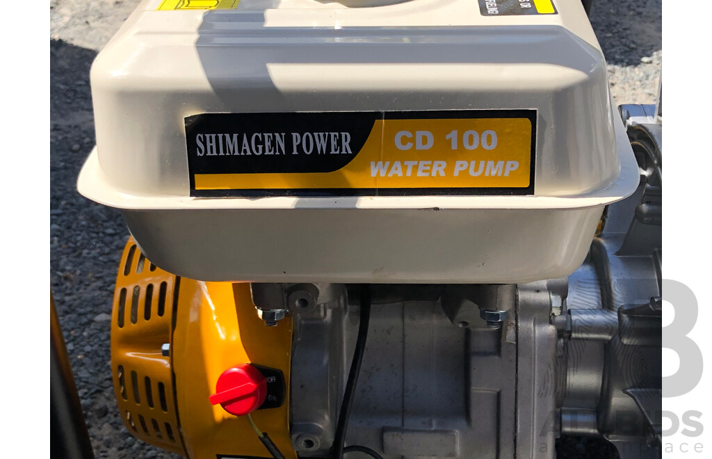 Brand New Shimagen Power Petrol CD100 Water Pump