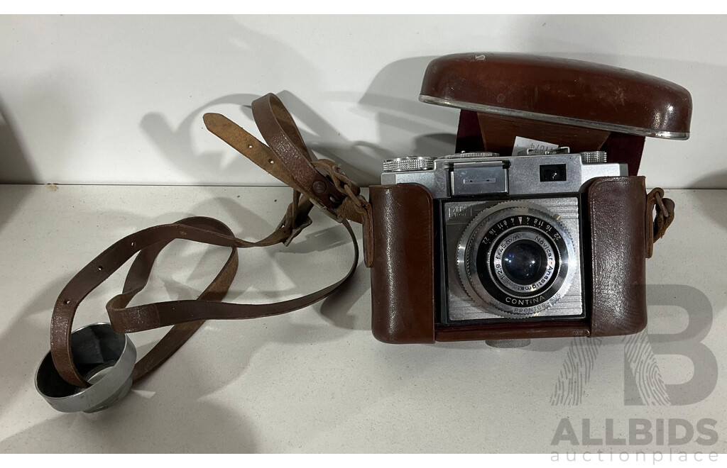 Zeiss Ikon Contina with Novicar 45mm F2.8 and Case