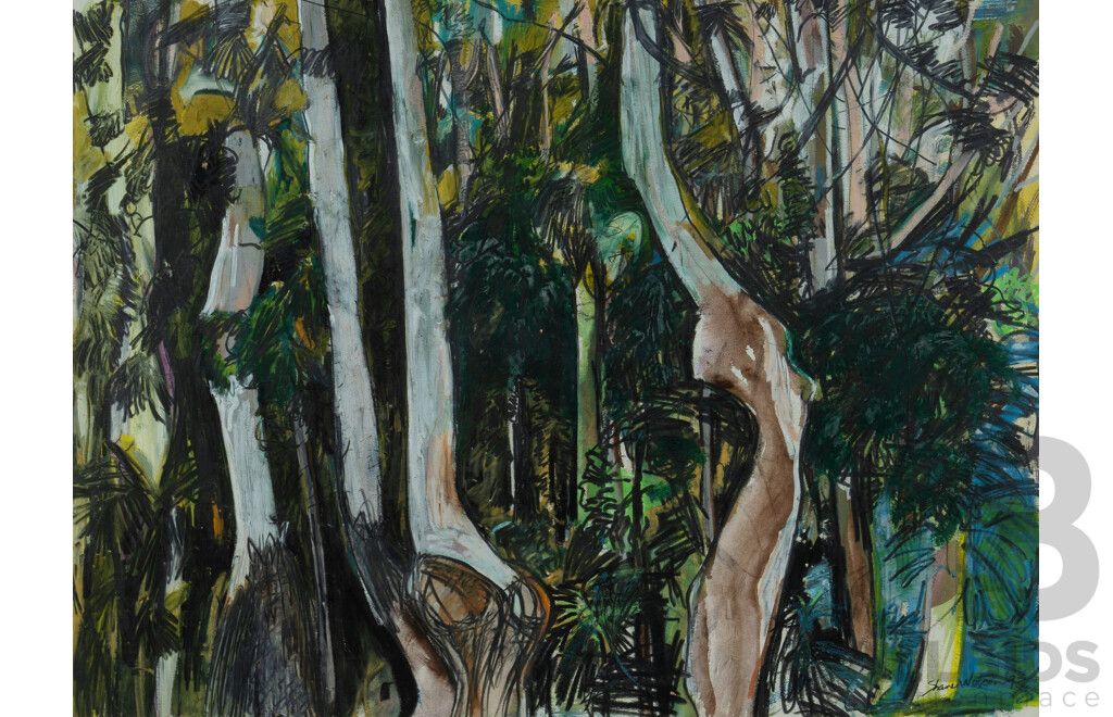 Shane Watson, Forest 1993, Mixed Media on Paper