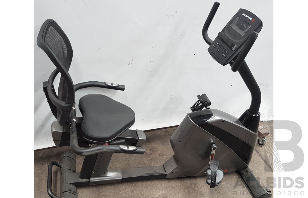 Fortis Electric Magnetic Recumbent Bike (RC-400A) for Parts/Pieces or Repair