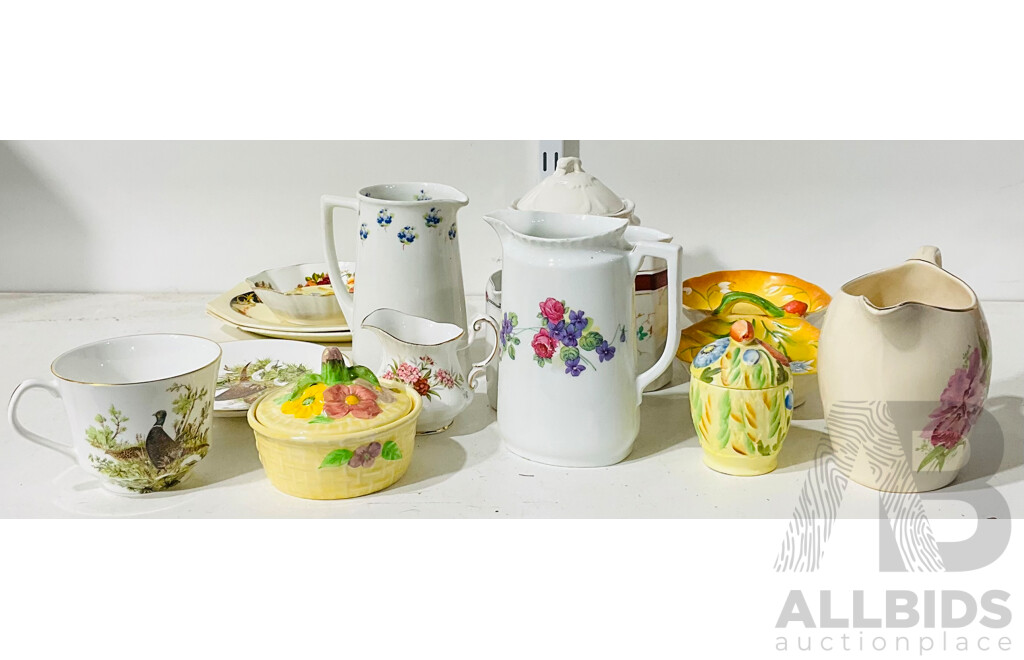 Collection of Hand-Decorated Porcelain and China Homeware From Paragon Fine Bone China, Elizabethan China and More