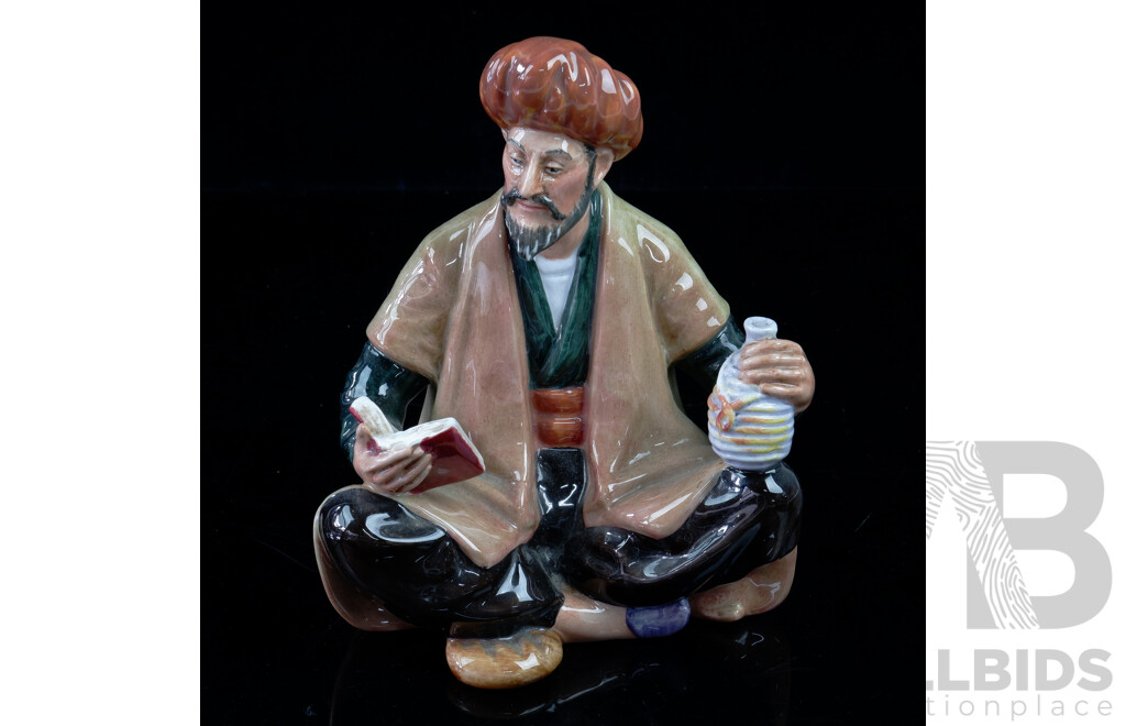Vintage Royal Doulton Porcelain Figure, Omar Khayyam, HN 2247